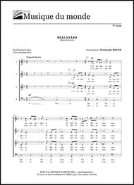 Bella ciao SATB choral sheet music cover Thumbnail